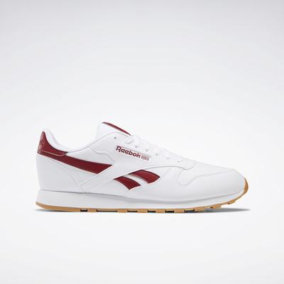 Reebok Men's Classic Leather Vegan Shoes White,US-46023